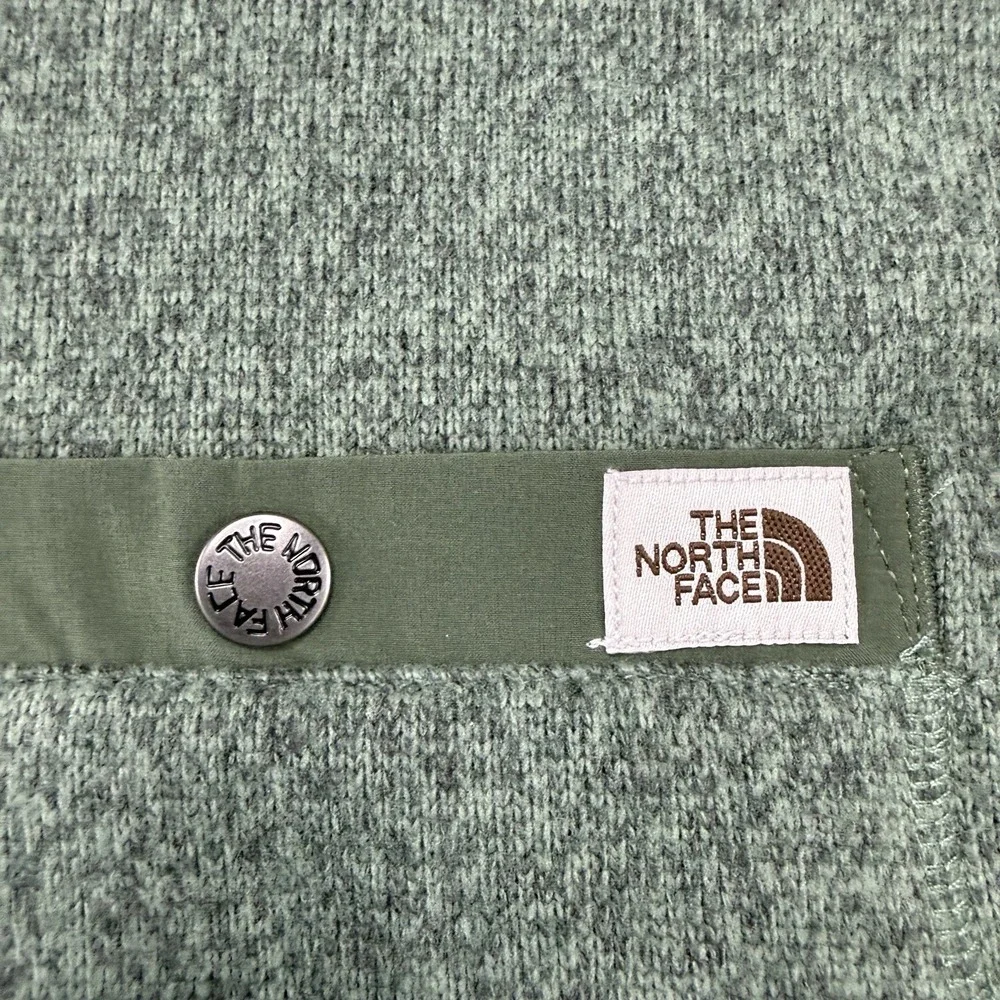 The North Face Men's Vest Jacket Size 3XL XXXL Green Fleece